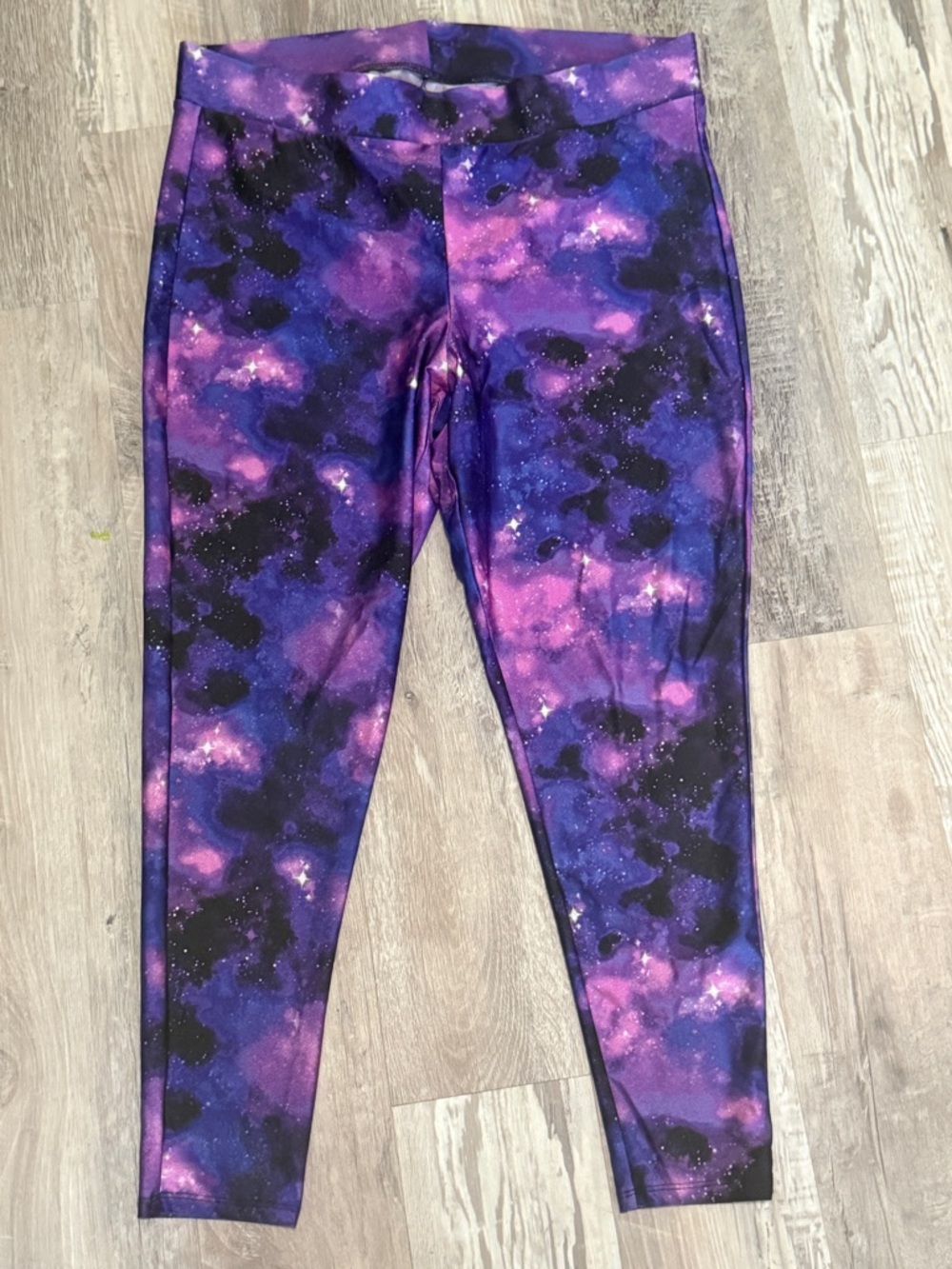 Torrid Galaxy Print Leggings 2X Purple Plus Size